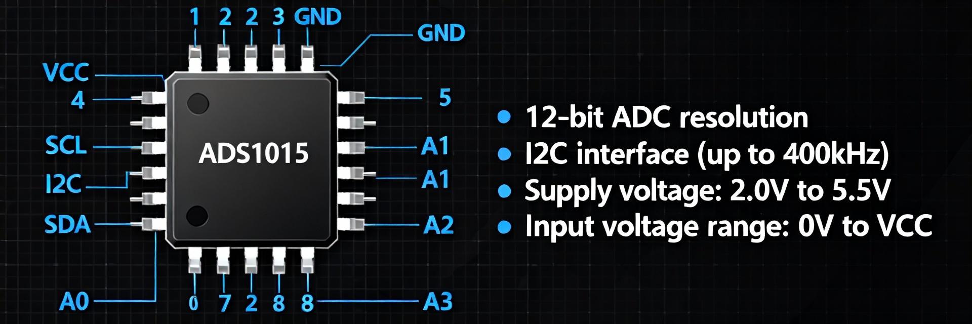 ADS1015 ADC Deep Specs Report: Pinout & Performance