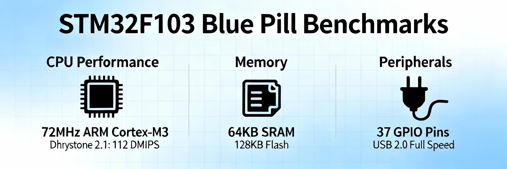 STM32F103C8T6 Blue Pill: Benchmarks & Field Results
